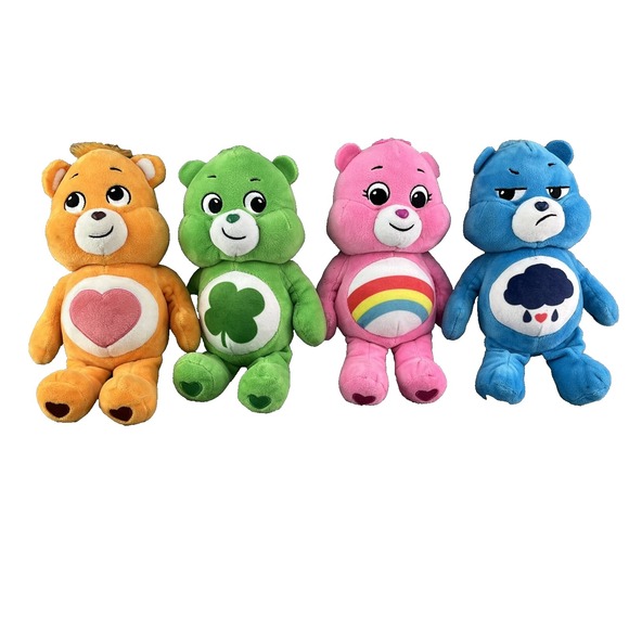 Care Bears Other - Care Bears Plus Teddy Bear (4) Tenderheart, Good Luck, Cheer, Grumpy Collectible
